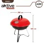 Barbacoa Portátil Aktive Metal esmaltado Ø 36 cm 36 x 44 x 36 cm (4 Unidades) Rojo de Aktive, Barbacoas portátiles - Ref: S89...