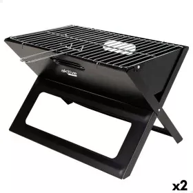 Barbecue Portable Aktive Black Steel Iron 45 x 30 x 29 cm by Aktive, Portable barbecues - Ref: S8901057, Price: 36,05 €, Disc...