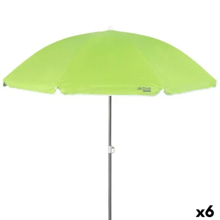 Parasol Aktive Alumínio Poliéster 170T 220 x 212 x 220 cm (6 Unidades) de Aktive, Sombrinhas - Ref: S8901069, Preço: 91,26 €,...