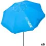 Sunshade Aktive Blue Aluminium Steel 220 x 207,5 x 220 cm (6 Units) by Aktive, Parasols - Ref: S8901084, Price: 101,64 €, Dis...