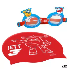 Swimming Cap and Goggles Super Wings Children's (12 Units) by Super Wings, Goggles - Ref: S8901090, Price: 20,30 €, Discount: %