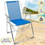 Folding Chair Aktive Gomera Blue 44 x 76 x 45 cm (4 Units) by Aktive, Folding Chairs - Ref: S8901110, Price: 79,04 €, Discoun...