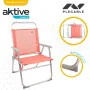 Folding Chair Aktive Flamingo Coral 48 x 88 x 50 cm (4 Units) by Aktive, Folding Chairs - Ref: S8901118, Price: 98,00 €, Disc...