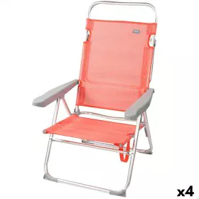 Sedia Pieghevole Aktive Flamingo Corallo 48 x 99 x 57 cm (4 Unità) di Aktive, Sedie pieghevoli - Rif: S8901123, Prezzo: 143,7...