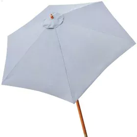 Parasol Aktive 300 x 240 x 300 cm Cinzento Madeira Ø 300 cm de Aktive, Sombrinhas - Ref: S8901166, Preço: 54,47 €, Desconto: %