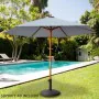 Sunshade Aktive 300 x 240 x 300 cm Grey Wood Ø 300 cm by Aktive, Parasols - Ref: S8901166, Price: 58,83 €, Discount: %