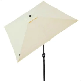 Parasol Aktive 270 x 259 x 270 cm Aço Alumínio Creme de Aktive, Sombrinhas - Ref: S8901195, Preço: 81,20 €, Desconto: %