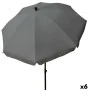 Parasol Aktive 240 x 230 x 240 cm Gris (6 Unités) de Aktive, Parasols - Réf : S8901204, Prix : 110,90 €, Remise : %