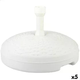 Base per Ombrellone Aktive Bianco Plastica 45 x 30 x 45 cm (5 Unità) di Aktive, Basi e supporti per ombrelloni - Rif: S890122...