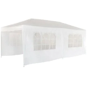 Cenador Aktive 300 x 260 x 600 cm Metal Poliéster Blanco de Aktive, Cenadores - Ref: S8901235, Precio: 91,17 €, Descuento: %