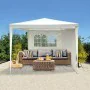 Gazebo Aktive 270 x 255 x 270 cm Aço Creme de Aktive, Sombras - Ref: S8901238, Preço: 52,60 €, Desconto: %