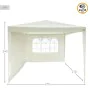 Gazebo Aktive 270 x 255 x 270 cm Aço Creme de Aktive, Sombras - Ref: S8901238, Preço: 52,60 €, Desconto: %