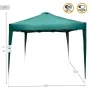 Cenador Aktive 300 x 250 x 300 cm Tela Acero Verde de Aktive, Cenadores - Ref: S8901240, Precio: 88,67 €, Descuento: %