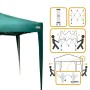 Gazebo Aktive 300 x 250 x 300 cm Cloth Steel Green by Aktive, Gazebos - Ref: S8901240, Price: 88,67 €, Discount: %