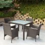 Conjunto de Mesa con 4 Sillas Aktive de Aktive, Conjuntos de muebles de jardín - Ref: S8901301, Precio: 481,80 €, Descuento: %