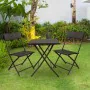 Table set with 2 chairs Aktive by Aktive, Garden Furniture Sets - Ref: S8901302, Price: 130,30 €, Discount: %