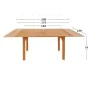 Asuziehbarer Tisch Aktive 200 x 74 x 100 cm Akazienholz von Aktive, Esstische - Ref: S8901308, Preis: 246,71 €, Rabatt: %