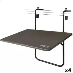 Folding Table Aktive For hanging on the balcony Steel 60 x 66,5 x 40 cm (4 Units) by Aktive, Side Tables - Ref: S8901309, Pri...