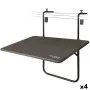 Mesa Plegable Aktive Para colgar en balcón Acero 60 x 66,5 x 40 cm (4 Unidades) de Aktive, Mesas auxiliares - Ref: S8901309, ...