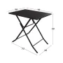 Folding Table Aktive 70 x 70 x 50 cm Steel by Aktive, Dining Tables - Ref: S8901310, Price: 53,23 €, Discount: %