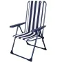 Folding Chair Aktive Striped White Navy Blue 46 x 101 x 59 cm (4 Units) by Aktive, Folding Chairs - Ref: S8901315, Price: 114...