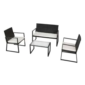 Móveis de jardim Aktive Preto de Aktive, Conjuntos de mobiliário de jardim - Ref: S8901318, Preço: 148,18 €, Desconto: %