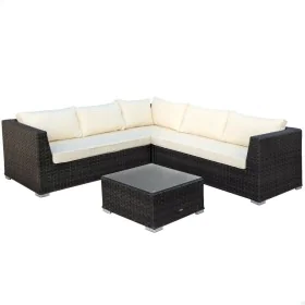 Móveis de jardim Aktive (4 Peças) de Aktive, Conjuntos de mobiliário de jardim - Ref: S8901322, Preço: 742,84 €, Desconto: %