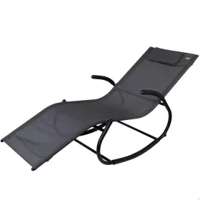 Chaise longue Aktive 172 x 75 x 53 cm Noir de Aktive, Bains de soleil - Réf : S8901330, Prix : 60,03 €, Remise : %