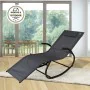 Sun-lounger Aktive 172 x 75 x 53 cm Black by Aktive, Sunloungers - Ref: S8901330, Price: 60,03 €, Discount: %