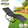 Sun-lounger Aktive 172 x 75 x 53 cm Black by Aktive, Sunloungers - Ref: S8901330, Price: 60,03 €, Discount: %