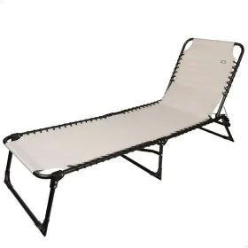 Sun-lounger Aktive Cream 190 x 32 x 58 cm by Aktive, Sunloungers - Ref: S8901334, Price: 41,14 €, Discount: %