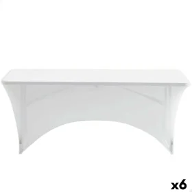 Tapete de jogos Aktive Mesa Branco Acessórios Veículos Estrada 183 x 76 x 76 cm (6 Unidades) de Aktive, Mesas auxiliares - Re...