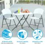 Table d'appoint Lifetime Blanc 83,5 x 73,5 x 83,5 cm Acier Plastique de Lifetime, Tables de service - Réf : S8901358, Prix : ...