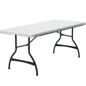 Table Piable Lifetime Blanc Acier Plastique 182 x 73,5 x 76 cm de Lifetime, Tables de service - Réf : S8901365, Prix : 65,19 ...