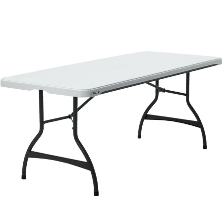 Folding Table Lifetime White Steel Plastic 182 x 73,5 x 76 cm by Lifetime, Side Tables - Ref: S8901365, Price: 65,19 €, Disco...