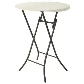 Table d'appoint Lifetime Crème 84 x 110 x 84 cm Acier Plastique de Lifetime, Tables de service - Réf : S8901367, Prix : 53,19...