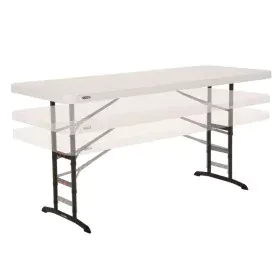 Folding Table Lifetime White Steel Plastic 183 x 91 x 76 cm by Lifetime, Side Tables - Ref: S8901370, Price: 85,84 €, Discoun...