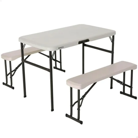 Table Piable Lifetime Crème 106,5 x 73,5 x 61 cm Acier Plastique de Lifetime, Tables de pique-nique - Réf : S8901371, Prix : ...