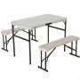 Folding Table Lifetime Cream 106,5 x 73,5 x 61 cm Steel Plastic by Lifetime, Picnic Tables - Ref: S8901371, Price: 80,76 €, D...