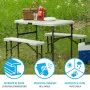 Folding Table Lifetime Cream 106,5 x 73,5 x 61 cm Steel Plastic by Lifetime, Picnic Tables - Ref: S8901371, Price: 80,76 €, D...