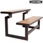 Banco com encosto Lifetime Mesa Castanho Convertible de Lifetime, Bancos - Ref: S8901380, Preço: 206,32 €, Desconto: %