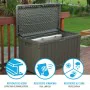 Outdoor Chest Lifetime 440 L Brown 127 x 67 x 64 cm Plastic by Lifetime, Patio chests - Ref: S8901384, Price: 142,76 €, Disco...