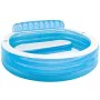 Piscina Hinchable Intex Sillón Azul Blanco 590 L 229 x 79 x 218 cm (2 Unidades) de Intex, Piscinas hinchables - Ref: S8901548...