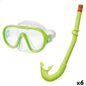 Masque de Plongée avec Tube Intex Adventurer Vert de Intex, Tubas - Réf : S8901574, Prix : 48,87 €, Remise : %