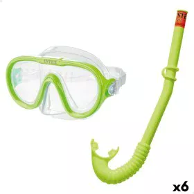 Masque de Plongée avec Tube Intex Adventurer Vert de Intex, Tubas - Réf : S8901574, Prix : 52,78 €, Remise : %