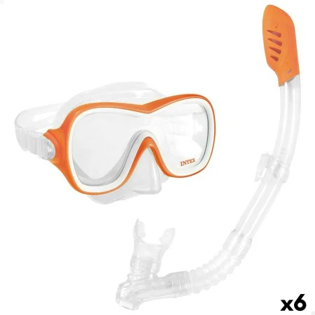 Masque de Plongée avec Tube Intex Wave Rider Orange de Intex, Tubas - Réf : S8901575, Prix : 62,94 €, Remise : %