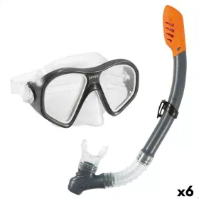 Óculos de Mergulho com Tubo Intex Reef Rider Azul de Intex, Snorkels - Ref: S8901576, Preço: 59,18 €, Desconto: %