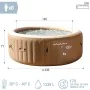 Inflatable Spa Intex 236 x 71 x 236 cm Brown 1339 L by Intex, Hot Tubs - Ref: S8901751, Price: 797,35 €, Discount: %