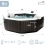 Spa gonflable Intex 201 x 71 x 201 cm 795 L de Intex, Spas - Réf : S8901752, Prix : 988,50 €, Remise : %