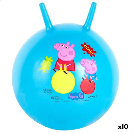 Bola Saltitante Peppa Pig Ø 45 cm Azul (10 Unidades) de Peppa Pig, Pula-pula e bolas saltitonas - Ref: S8902119, Preço: 73,10...